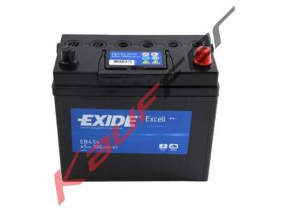 Exide Excell EB454 akkumulátor, 12V 45Ah 330A J+ japán